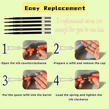 APQA 10pcs Mouse Head Character Ears Pens Set, Retr ctable Ballpoint Pen, Multi Color Jumbo Autograph Princess Pencil Signature Office Desk Stationary Accessories, Gift for Teacher Student - Image 7