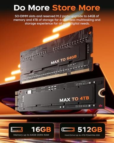 KAIGERR 2025 Gaming Laptop, 16.0inch Laptop Computer with AMD Ryzen 7 5825U(8C/16T, Up to 4.5GHz), 16GB RAM 512GB NVMe SSD Windows 11 Laptop, Radeon RX Vega 8 Graphics,WiFi 6, Backlit KB - Image 5