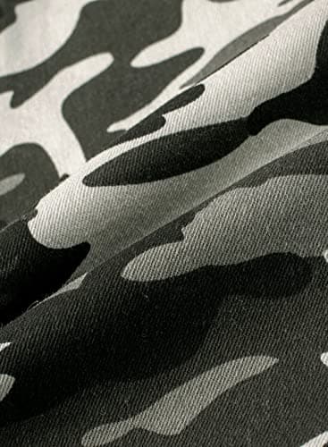 JMIERR Mens Casual Shorts - Fashion Cotton Drawstring Summer Beach Stretch Waist Twill Chino Golf Travel Essentials Cruise Camo Shorts with Pockets for Men 8 Inch Inseam, L, Camouflage 1 - Image 8