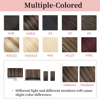 Clip in Hair Extensions Real Human Hair Clip in Extensions for Women Seamless Balayage Natural Black to Chestnut Brown Straight Remy 100% Human Clips ins Extension 8pcs Double Weft 16 inch 3.2oz/90g - Image 7