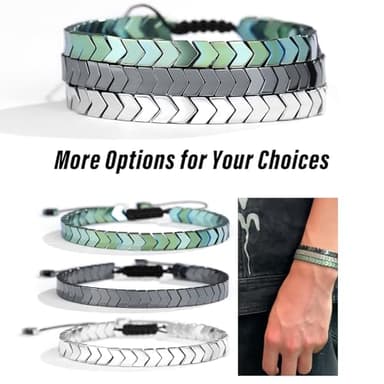 THEMEROL Bracelets for Men Teens Boys Gifts Ideas Teenage Gift Him Hematite 10 12 16 18 Years Old 18th Birthday Son GrandsonChristmas Stocking Stuffers Valentines Day Easter Basket Graduation - Image 8