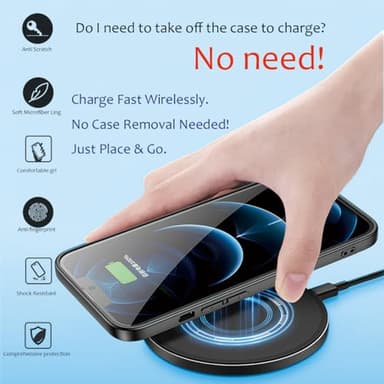 ZGKTWX Donut Pattern Phone Case for iPhone 13 - Pink Frosting with Colorful Sprinkles, Soft Cute Protective Cover for Girls & Women (B1-Cartoon Cute Donut) - Image 7