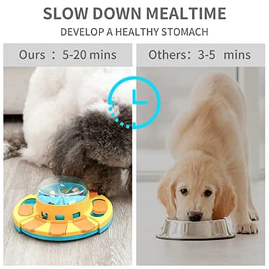 Aluckmao Dog Puzzle - Food Puzzle Toy Feeder, Treat Puzzles for Mental Stimulation (Push) - Image 4