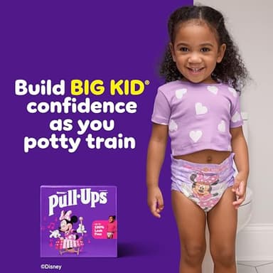 Pull-Ups Girls' Potty Training Pants, Size 4T-5T Training Underwear (38-50 lbs), 56 Count - Image 4