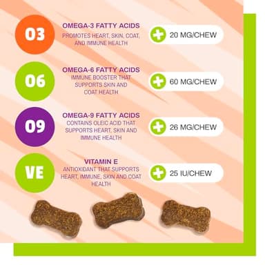 Pet Naturals Skin and Coat for Dogs with Dry, Itchy and Irritated Skin, 30 Chews - Salmon Oil, Vitamin E and Flax Oil - No Corn or Wheat - Vet Recommended - Image 6