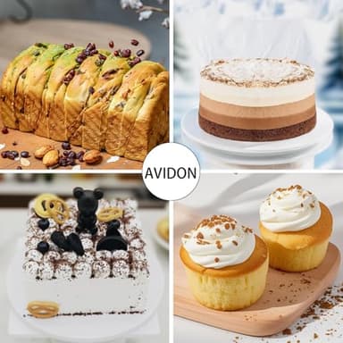 Avidon Silicone Baking Pans Sets - Nonstick Bakeware Set with Loaf Pan, Muffin Pan, Square/Round Cake Pan, silicone baking molds for baking cakes, loaf, bread (5 packs bakeware set) - Image 2