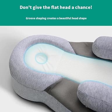 Bassinet Baby Snuggle Bed Adjustable Baby Wedge Lounger Perfect for Reducing Spit-Up Baby Anti Overflow and Choking Milk - Image 6