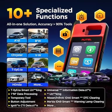 Autel Scanner MaxiIM KM100 (E) Programming Tool, 2025 Same as KM100 KM100X Programmer, Lite Ver. of IM508S Pro IM608 2 Pro Scanner, Lifetime Updates, Built-in APB112, OBD Learning, Auto VIN Auto Scan - Image 6