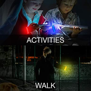 KIRALUMI 8 PCS LED Glow Bracelets, Light Up Bracelets for Kids Adults - Christmas Glow in The Dark Party Bracelets Favors Supplies for Concerts, Festivals, Game Prizes, Sports, Rave Accessories. - Image 8