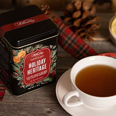 Harney & Sons Holiday Heritage Colonial Williamsburg Blend | Black Tea with Warm Apple, Cinnamon, and Orange Peel,20 Count (Pack of 1) - Image 3