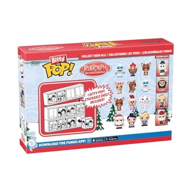 Funko Bitty Pop! Rudolph: Mini Collectible Toys 4-Pack - Bumble™, Yukon Cornelius™, Rudolph®, & Mystery Chase Figure (Styles May Vary) - Image 3