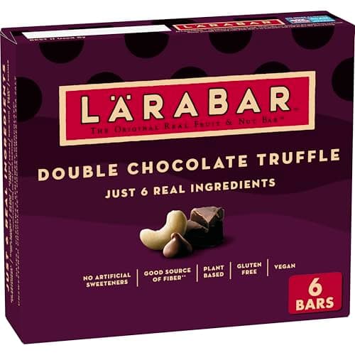 Larabar Double Chocolate Truffle, Gluten Free Vegan Fruit & Nut Bars, 6 ct - Image 1