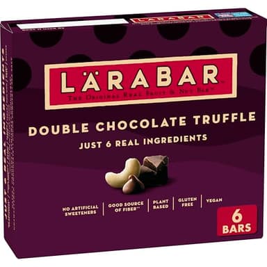 Larabar Double Chocolate Truffle, Gluten Free Vegan Fruit & Nut Bars, 6 ct - Image 1
