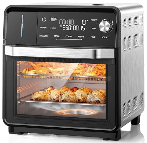 Nuwave Combi Steam Oven, Non-Toxic Stainless Steel Multi-Cooker with Air Fry, Steam, Sous Vide, Toast & More, 50-450°F Precision, 120 Presets, Moisture Control, Programmable, Easy to Clean - Image 1