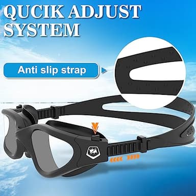 WIN.MAX Polarized Swimming Goggles Swim Pool Goggles Anti Fog Anti UV No Leakage Clear Vision for Men Women Adults Teenagers - Image 5