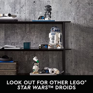 LEGO Star Wars R2-D2 Building Set - Collectible Toy for Adults, Ages 18+ - Display for Room or Office Desk - Info Plaque Included - Gift Idea for Fans - 75308 - Image 8