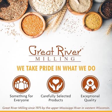 Great River Organic Milling Lily White Organic All-Purpose Flour | Unbleached & Unbromated | Non-GMO, Kosher | Ideal for Bread, Cookies, Cakes, Pizza Dough & Everyday Baking | 2 Lb (Pack of 4) - Image 7