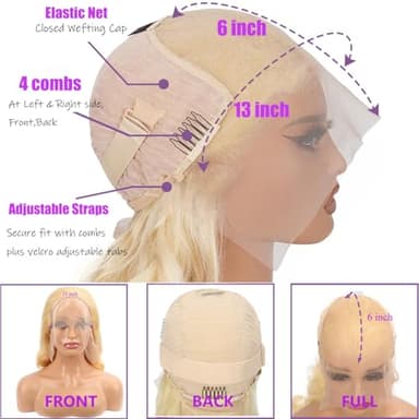 Fayniss 30 Inch 613 Blonde Wig Human Hair 180% Density 13x6 Body Wave Lace Front Wigs Human Hair Glueless Wigs Pre Plucked With Baby Hair (30 inch, 613 Blonde Wig) - Image 3