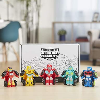 Transformers Playskool Heroes Rescue Bots Academy Mini Bot Racers Converting Robot Toy 5-Pack, 2-Inch Collectible Toy Cars (Amazon Exclusive) - Image 15