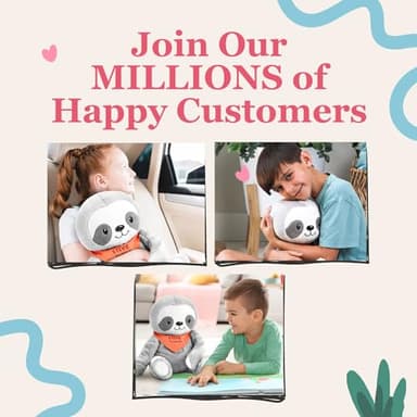 Lilly's Love Weighted Stuffed Animal, 5lb | Sensory Plush for Kids & Adults | Machine Washable Plushie w/Removable Inner | Calming Weighted Stuffed Animal for Anxiety, Stevie The Sloth - Image 6