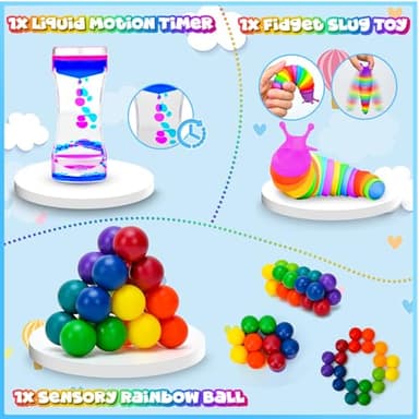 15Pack Fidget Toys Bulk for Adult Kid, Carnival Prizes Stress Anxiety Calm Down Sensory Autism ADHD Autistic Christmas Stocking Stuffer Gift Figette Classroom Treasure Box School Must Have Special Set - Image 3