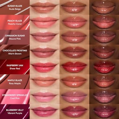 LANEIGE Glaze Craze Tinted Lip Serum, Strawberry Sprinkles: Hydrating Serum for Glossy,Nourished Lips with Plumping Polypeptides,0.42 oz - Image 9