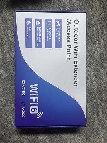 AX3000 WiFi Extender Signal Booster Outdoor WiFi 6 Extender, Wireless Gigabit Access Point Outdoor, IP67 Weatherproof, Passive PoE, for Starlink, Garage, Farm, Yard, RV, Campsite - Image 8