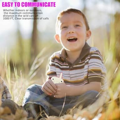 Walkie Talkies Toys for Girls:Unicorn Toys 2 Pack Birthday Gifts for 3 4 5-7 8 Year Old Girls Toy for 4 5 6 7 8-10 Year Old Camping Outdoor Games,Christmas Stocking Stuffers for Girls Kids - Image 3