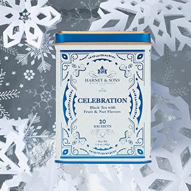 Harney & Sons CELEBRATION Tea 20 ct Sachet TIn - Image 7