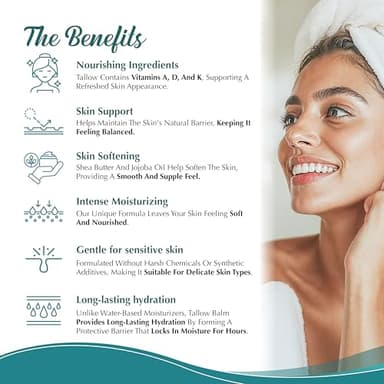 Dr. Dave's Primal Essence Grass Fed Beef Tallow Balm for Face and Body with Shea Butter, Organic Jojoba Oil, Honey, and Beeswax – Beef Tallow for Skin – Lavender and Lemon – 1 oz - Image 5