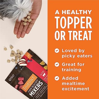 Instinct Raw Boost Mixers, Freeze Dried Dog Food Topper, Grain Free Recipe - All Natural Beef, 14 oz. Bag - Image 6