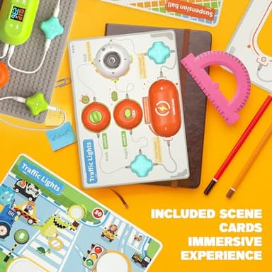 Science Kits for Kids - STEM Kits for Kids, Electronics Exploration Kit, Over 420 Projects, 35 Circuit Parts, STEM Educational Toy Gifts for Kids Boys Girls Ages 3 4 5 6 7 8 9 10 11 12 - Image 6