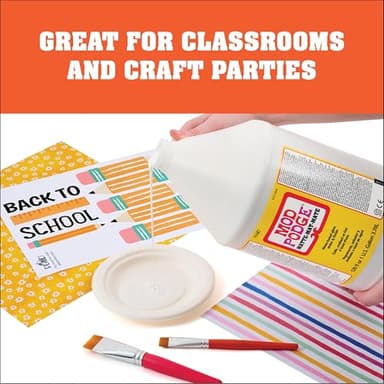 Mod Podge CS11304 Waterbase Sealer, Glue and Finish, 128 oz, Matte - Image 4