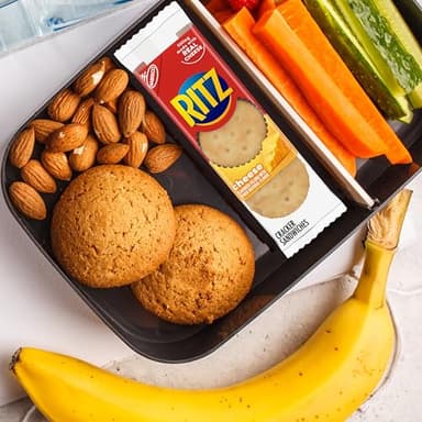 RITZ Peanut Butter and Cheese Sandwich Crackers Variety Pack, Lunch Snacks, 32 Snack Packs (6 Crackers Per Pack) - Image 5