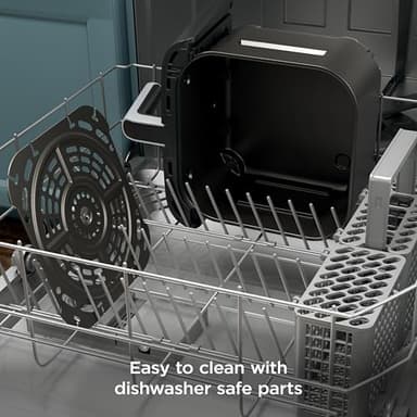 Ninja | Air Fryer Pro XL | 6.5QT Capacity fits up to 9lbs of Wings| 7-in-1 Max Crisp, Broil, Air Fry, Roast, Bake, Reheat & Dehydrate | Dishwasher Safe Parts | Space Saving | Grey | AF182AMZ - Image 8