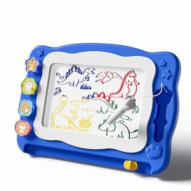 Large Magnetic Drawing Board for Toddlers, Magnetic Doodle Board for Kids, Etch A Sketch Magnet Erasable Writing Pad, Preschool Education Travel Toys for Kids Boys Girls Age 3 4 5 6 7 8 Years Old - Image 1