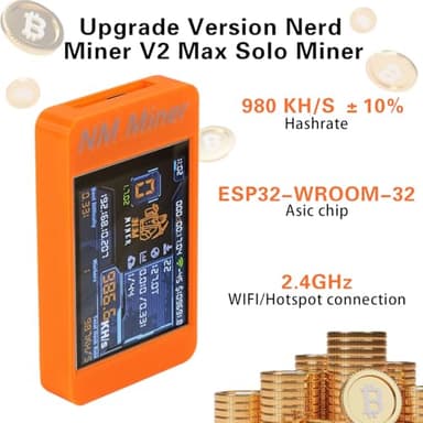 NM Miner Bitcoins Miner Lucky Miner Upgrade 980KH/S 2.8 inch Color Display DIY Solo Miner Crypto Miner Home Use BTC - Image 3