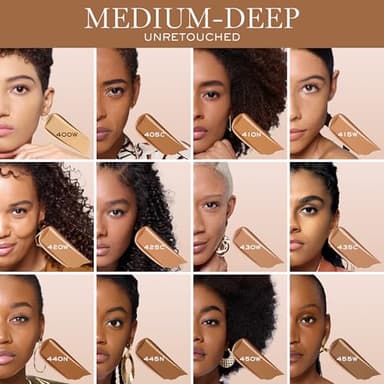 Lancôme Teint Idole Ultra Wear Natural Matte Foundation- Longwear, Medium-Full Coverage, Natural Finish, Waterproof & Hydrating - 420W (Medium-Deep Skin with Warm/Golden Undertones), 1 Fl Oz - Image 8