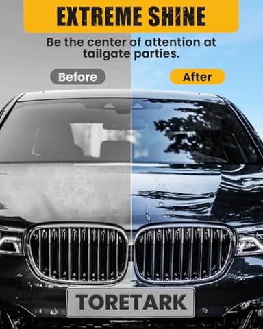 Carceracot Ceramic Coating for Cars (16 oz.), Unmatched Shine Nano Car Wax Coating Spray, No Pungent Smell, Quick Detailer Spray Wax, LONG LASTING Shiny Car Stuff with Microfiber Towel, Easy to Apply - Image 2
