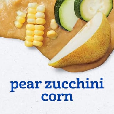 Gerber 2nd Foods, Pear, Zucchini & Corn Pureed Baby Food, 4 Ounce (Pack of 16) - Image 3