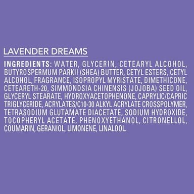 Jergens Shea Fusion Lavender Dreams Body Lotion, Moisturizer with Shea Butter & Vitamin E, 14 Fl Oz - Image 7