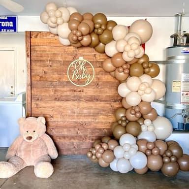 NISOCY Nude Balloon Arch Kit, 102PCS 18In 12In 10In 5In Skin Color Balloon Garland Different Sizes for Birthday, Engagement, Wedding, Baby Shower Theme Celebration Decoration - Image 7