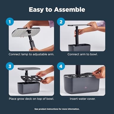 AeroGarden Harvest Lite, Indoor Garden Hydroponic System with LED Grow Light, Holds up to 6 AeroGarden Pods, Green - Image 5