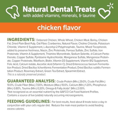 WHIMZEES Wellness Cat Dental Treats, Natural Chews, Chicken Flavor, (4.5 Ounce Bag) - Image 4