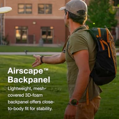 Osprey Axis Laptop Backpack - Sleek, Urban-Ready Everyday Pack with Laptop Sleeve, Dual Water Bottle Pockets, and Compression Straps - Ideal for College, Commutes, and Casual Travel, Night Shift Blue - Image 4