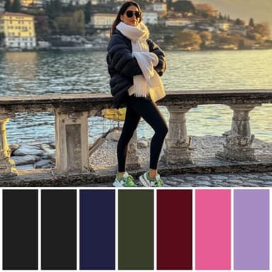 TNNZEET 7 Pack Leggings for Women - High Waisted Yoga Pants Black Leggings Women Full Length - Image 2