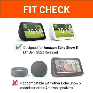 All-New Made for Amazon Tilt + Swivel Stand for Echo Show 5 (3rd Generation), 2023 Release - Image 2