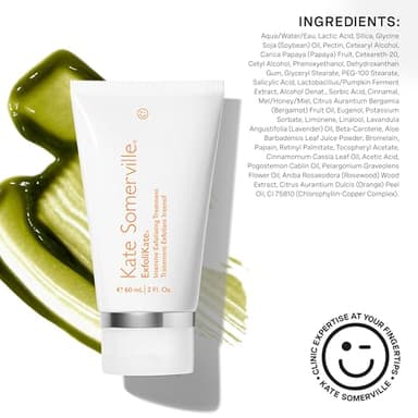 Kate Somerville ExfoliKate Intensive Exfoliating Treatment – Salicylic Acid and Lactic Acid Super Facial Scrub and Mask, Improves Texture and Pores, 0.5 Fl Oz - Image 11