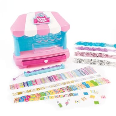 Make It Real:Shrink Magic Candy Shop Bracelet Kit - Create 20 Bracelets, Use A Hair Dryer to Shrink & Style, DIY Jewelry Kit, Girls & Kids Ages 8+ - Image 2