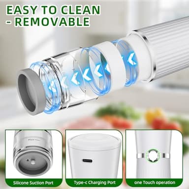 Vacuum Sealer for Food, Handheld Saver Compact Vacuum Sealer Machine with 30 Reusable Bags for 10X Preservation & Fresh - Image 7